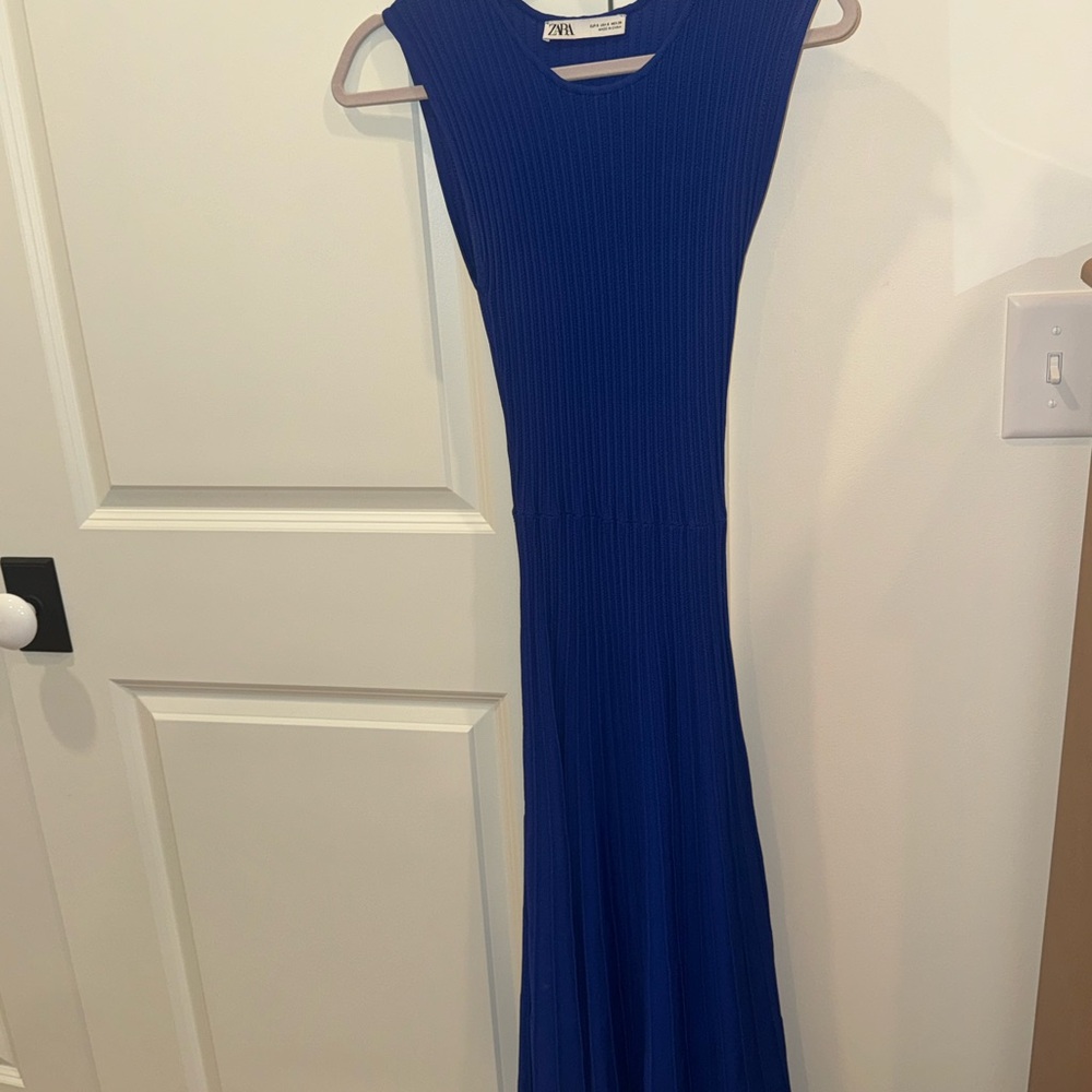 ZARA blue dress